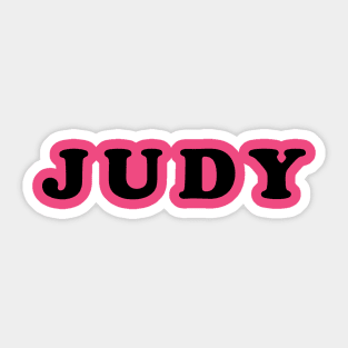 Judy Sticker